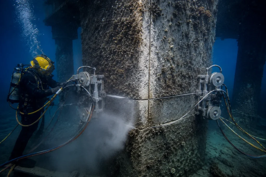 Common Applications of Underwater Wire Sawing in Marine Projects